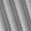 Draperie monocromă gri cu agățare pe inele metalice 140 x 250 cm