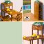 Set da giardino 3 pezzi CASARIA® in legno di acacia - tavolo pieghevole + 2 sedie
