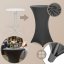 Tovaglia elastica per tavolo da bar - antracite - Misure: priemer 70 cm