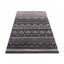 Hnědý skandinávský koberec s vysokým vlasem