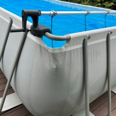 Solární plachtový naviják pro bazén