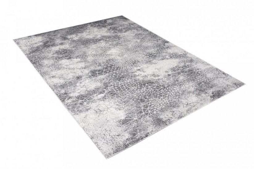Šedý designový koberec s jemným vzorem - Rozměr koberce: Šířka: 60 cm | Délka: 100 cm
