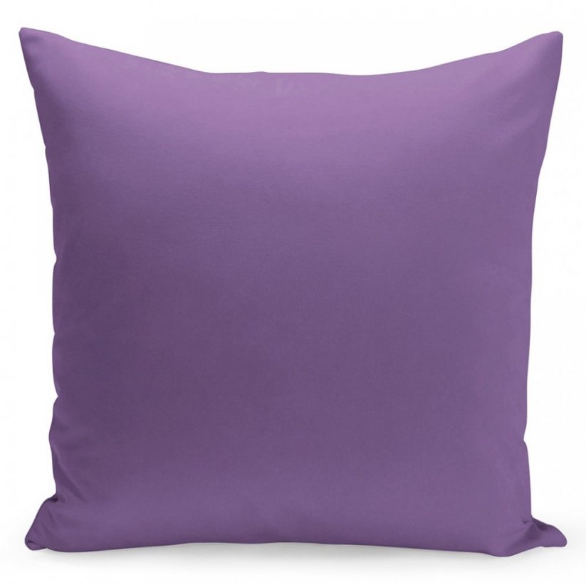 Jednofarebná obliečka v fialovej farbe - Rozmer vankúšov: 45x45 cm