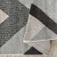 Covor modern cu modele geometrice în culori gri
