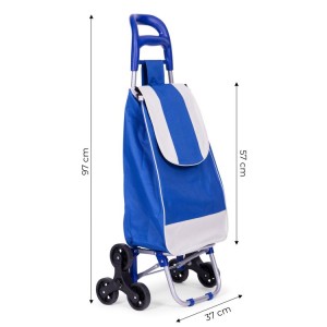 Borsa spesa su ruote 25 L - blu