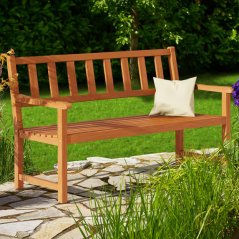 Bancă de grădină Kensington 120 cm - lemn de acacia