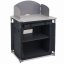 Praktische Campingküche mit Fächern 76 x 55 cm - schwarz Praktische Campingküche mit Fächern 76 x 55 cm - schwarz