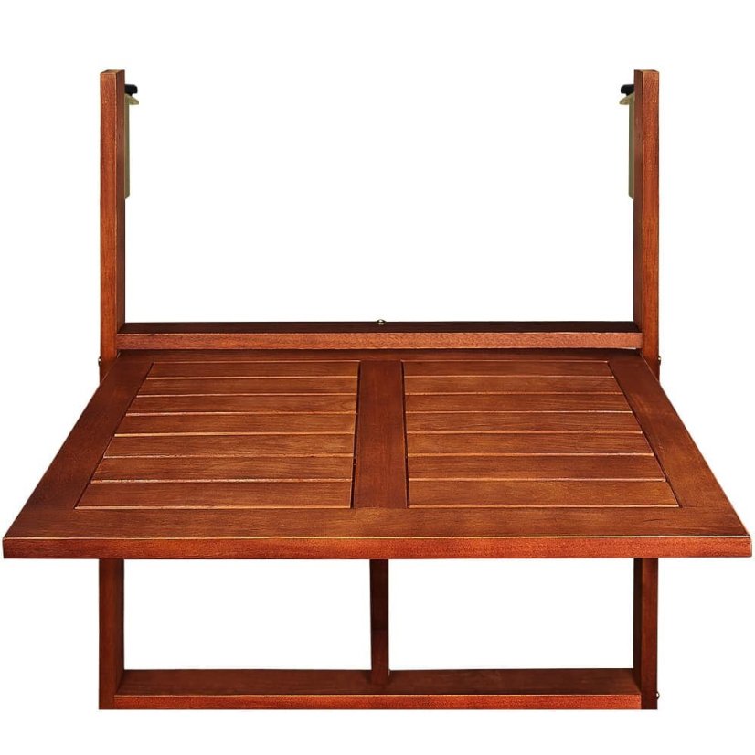 Klappbarer Balkontisch aus Akazienholz - 65 x 45 x 87 cm