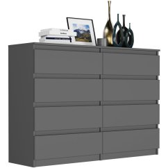 Moderne Schubladenkommode mit 8 Schubladen R-140-S8 - verschiedene Farbvarianten