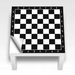 Стикер за маса за шах 54 х 54 см