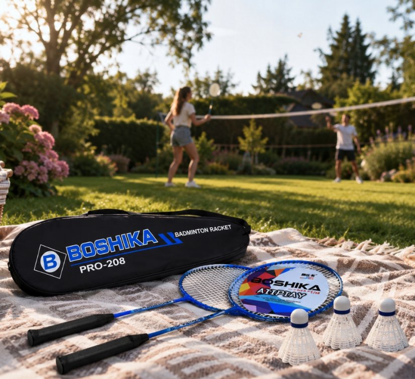 Súprava na badminton – 2 rakety, 3 košíky a obal