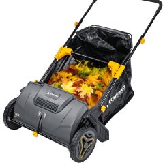 Spazzatrice manuale e raccoglifoglie Powermat