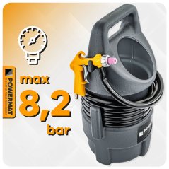 Pnevmatski peskalnik 10 l s 4 keramičnimi šobami