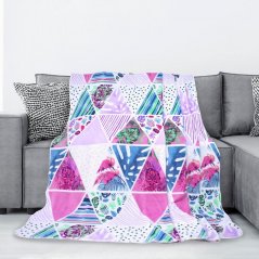 Krásná barevná deka do obýváku