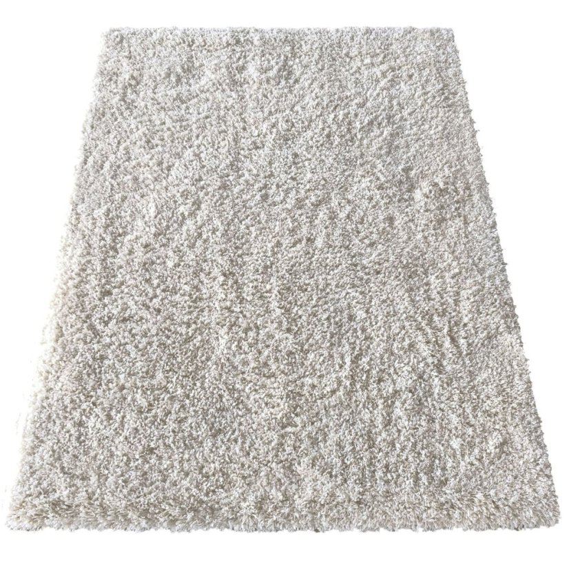 Štýlový koberec v krémovej farbe