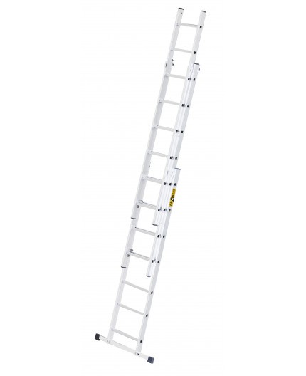 Scară multifuncțională din aluminiu, cu 3 x 8 trepte și capacitate de încărcare de 150 kg