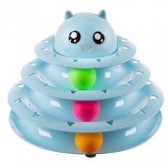 Interaktivna igračka za mačke - toranj s loptama