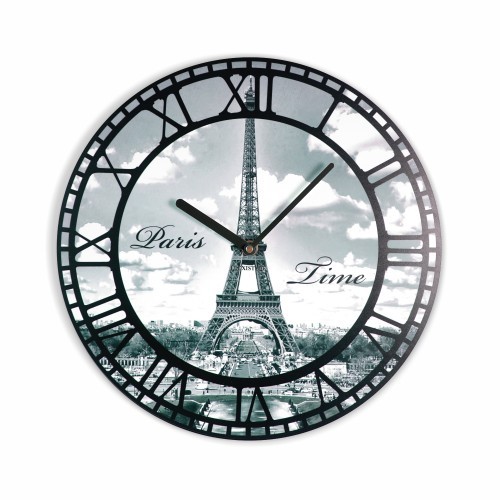 Vintage nástěnné hodiny Paříž
