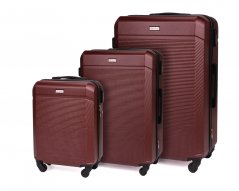 Set di valigie da viaggio STL945 marrone