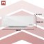 Cortina d'aria ZELVION 2000W con WiFi e riscaldatore ceramico PTC