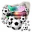3D nálepka futbalové lopty s pozadím štadióna - Rozmer nálepky: 100 x 100 cm