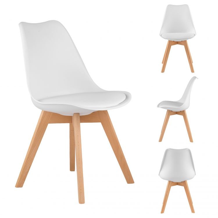 Bezvremenski set kuhinjskih stolica 4 kom