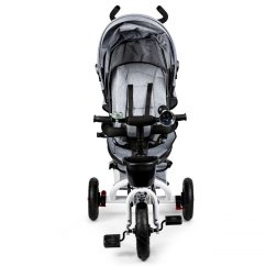 Detská sivá balančná trojkolka, bicykel Ecotoys