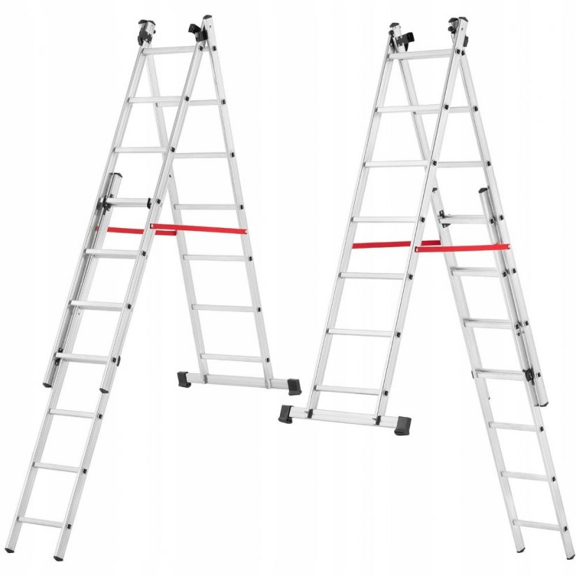 Trojdielny viacúčelový rebrík 3x7