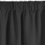 Enobarvne zatemnitvene zavese za spalnico temno sive barve 135 x 270 cm