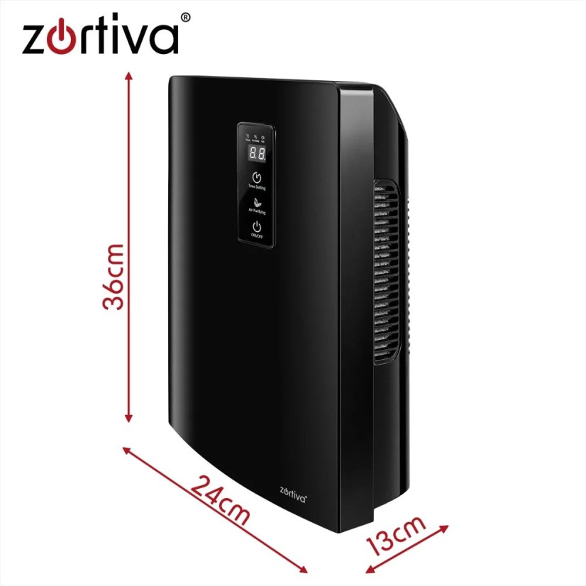 Odvlhčovač vzduchu Zortiva Black – 700 ml/24 h