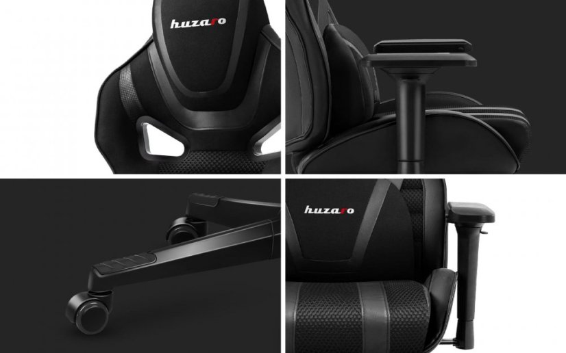Luxusní herní křeslo FORCE 7.5 MESH černé barvy