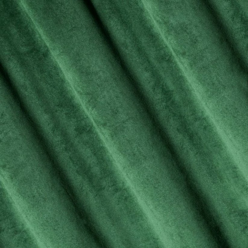 Zelena zavjesa za zamračivanje s prugastom trakom 140 x 300 cm