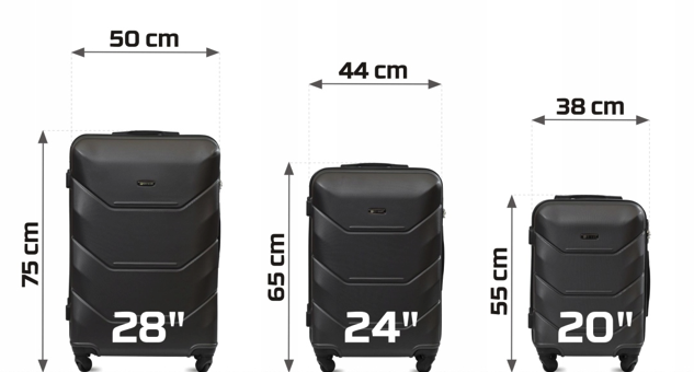 Sada cestovního pouzdra 3v1 červená