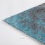 Дизайнерски тюркоазен килим с абстрактен модел