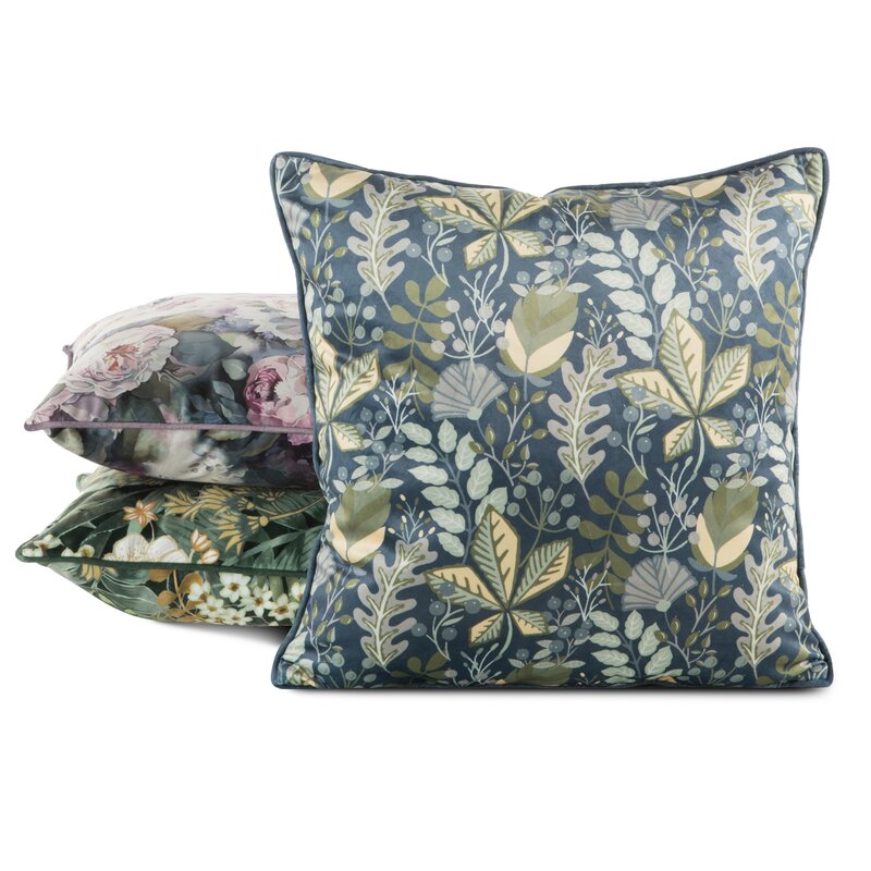 Dekorativní sametový povlak na polštář 45x45 cm - různé vzory