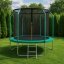 Prémiová zahradní trampolína pro děti s vnitřní sítí 2,4 m - Ø 252 cm