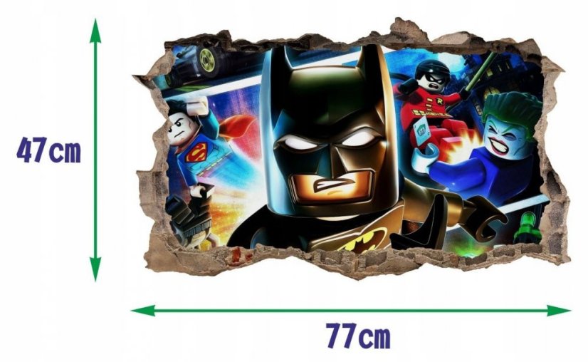 Nálepka na stenu Batman