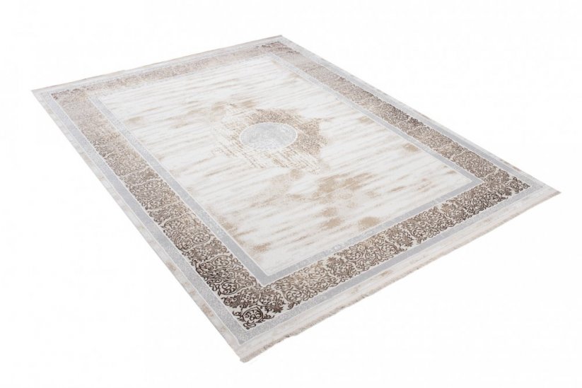 Jemný krémový koberec s ornamenty - Rozměr koberce: Šířka: 160 cm | Délka: 230 cm