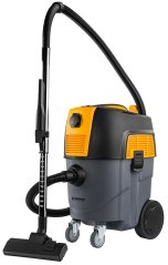 Priemyselný vysávač 1600 W bezvreckový 30 l s HEPA filtrom a zásuvkou na náradie Powermat PM-OD-1600T-PRO