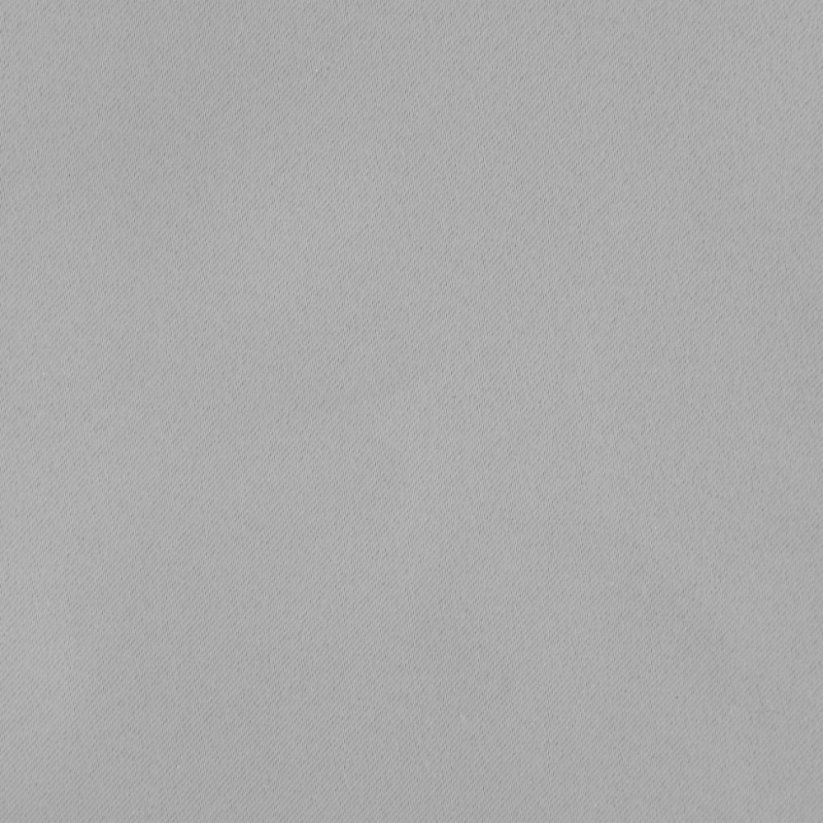 Siva jednobojna zavjesa s vješanjem na metalne prstenove 140 x 250 cm