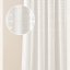 Moderne cremefarbene Gardine  Marisa  mit silbernen Ösen 300 x 250 cm