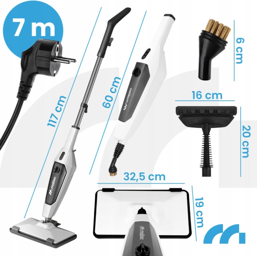 Parný mop SteamExpert HDS4600W 12v1 – 2000 W