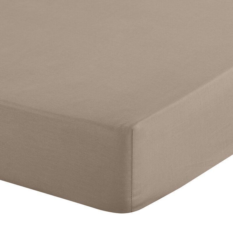Spannbettlaken SOFT beige – elastisches Bettlaken für Matratzen