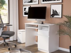 Moderner Schreibtisch mit Schrank 90x50 cm - verschiedene Farbvarianten