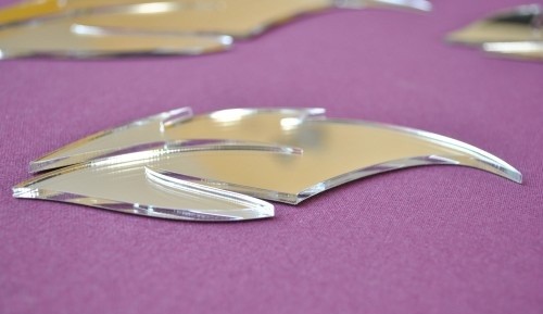 Luxusní akrylová zrcadla listy