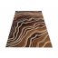 Moderní hnědý koberec s abstraktním motivem - Rozměr koberce: Šířka: 250 cm | Délka: 350 cm