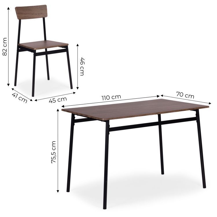 Jídelní set - stůl + 4 židle