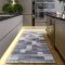 Küchenläufer-Teppich in Brauntönen