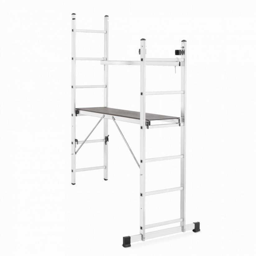 Piattaforma di lavoro in alluminio, scala e mini ponteggio 2x6