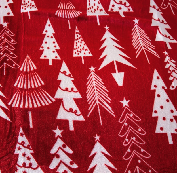 Teplá obojstranná deka s vianočným motívom